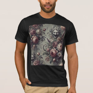 Camiseta Líneas de Risa – Floral Gótico