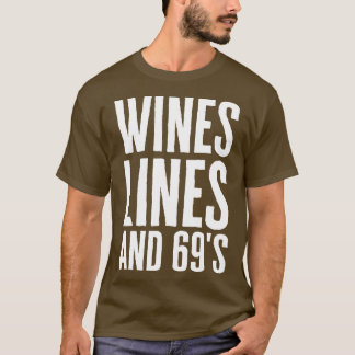 Camiseta Líneas De Vino Y Años 69