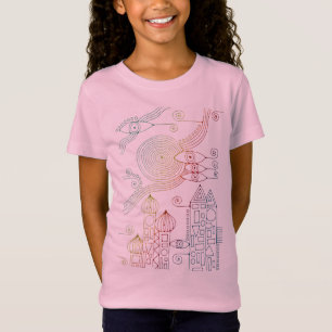 Camiseta Líneas dibujadas a mano por EDDArt - Reúna 4