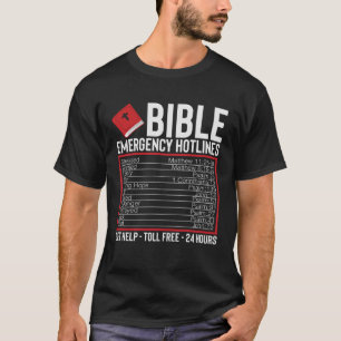 Camiseta Líneas directas bíblicas religiosas