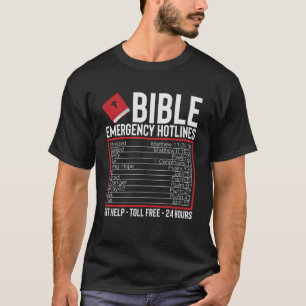 Camiseta Líneas directas bíblicas religiosas