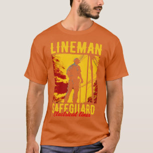 Camiseta Líneas eléctricas de salvaguardia de línea