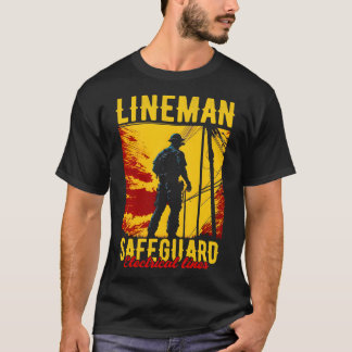 Camiseta Líneas eléctricas de salvaguardia de línea