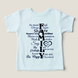 Camiseta - líneas familiares
