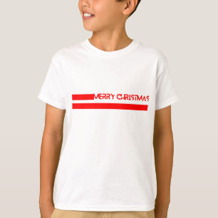 CAMISETA LÍNEAS FELIZ NAVIDAD