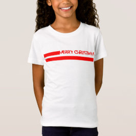 CAMISETA LÍNEAS FELIZ NAVIDAD