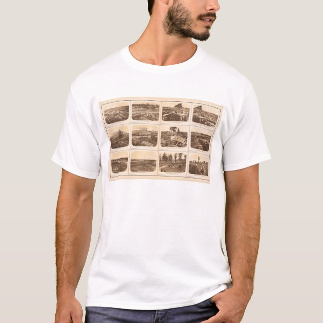 Camiseta Líneas rebeldes, Atlanta, GA (Anverso)