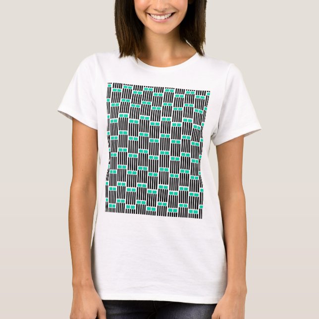 Camiseta Líneas y cajas (Anverso)