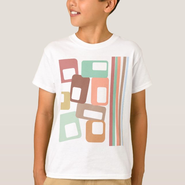 Camiseta Líneas y Rectángulos (Anverso)