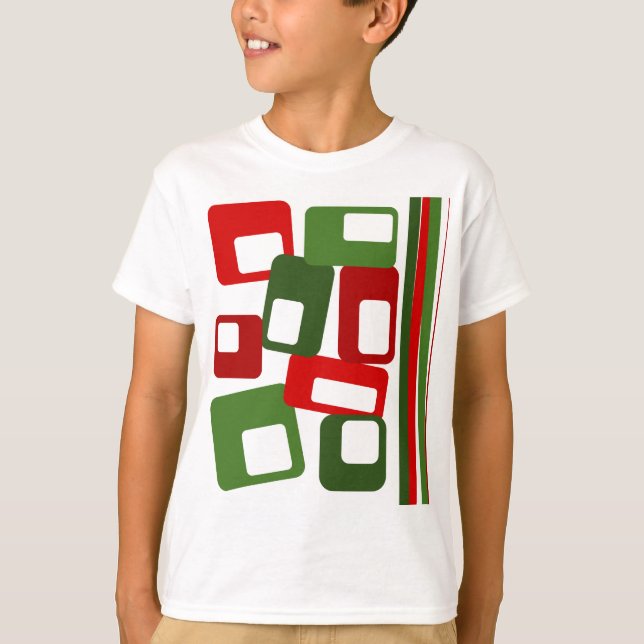 Camiseta Líneas y Rectángulos (Anverso)