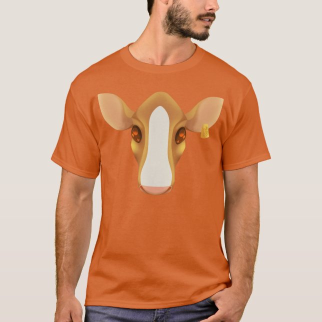Camiseta Lineless Cow Art Version C (Anverso)