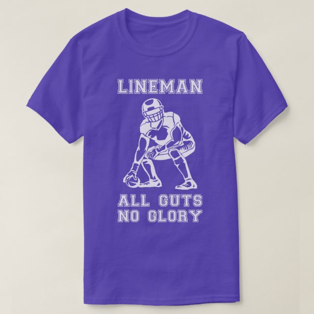 Camiseta Lineman All Guts No Glory II (Diseño del anverso)