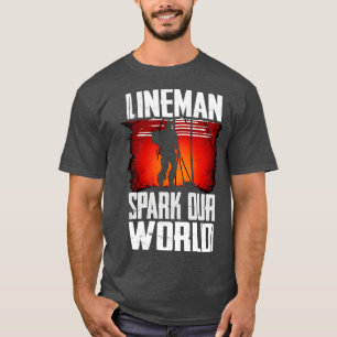 Camiseta Lineman chispa nuestro mundo