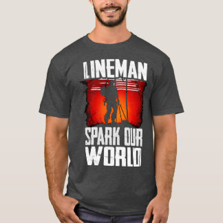 Camiseta Lineman chispa nuestro mundo