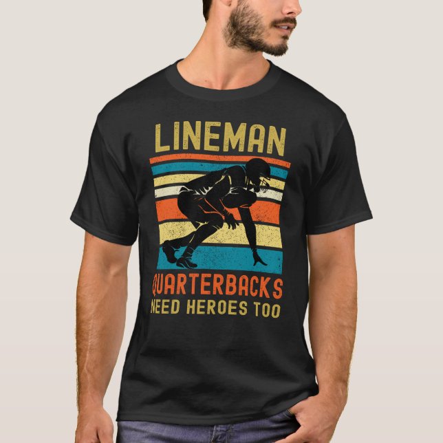 Camiseta Lineman Porque Los Respectivos Cuarteles Necesitan (Anverso)