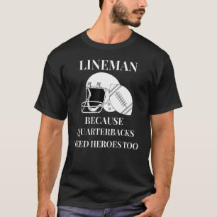 Camiseta Lineman Porque Los Respectivos Cuarteles También N