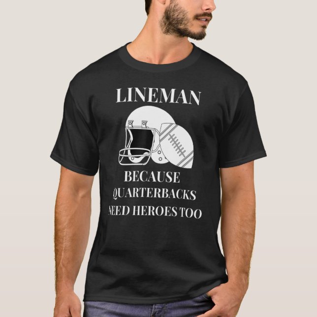 Camiseta Lineman Porque Los Respectivos Cuarteles También N (Anverso)