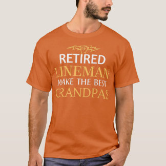 Camiseta Lineman retirado hace que los mejores abuelitos se