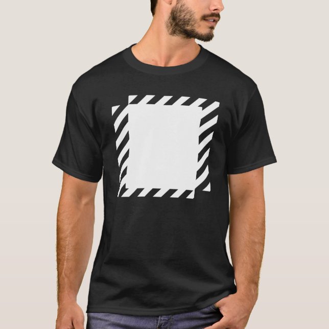 Camiseta  lines squares design (Anverso)