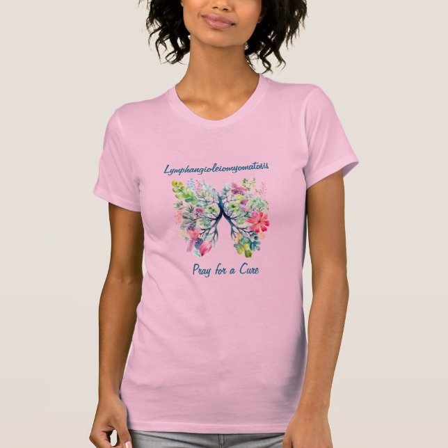 Camiseta Linfangioleiomyomatosis LAM T-Shirt femenino (Anverso)