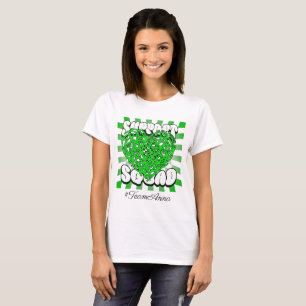 Camiseta Linfoma Apoyo al Cáncer Escuadrón Nombre Personali