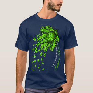 Camiseta Linfoma Awareness sunflower nadie lucha solo