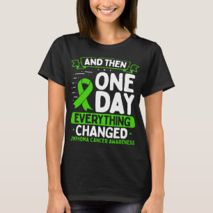 Camiseta Linfoma Cáncer Conciencia Guerrero Sobreviviente
