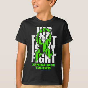 Camiseta Linfoma Cáncer Conciencia Lime Cinta Verde Su Fi