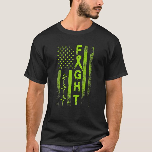 Camiseta Linfoma Cáncer Concienciación contra regalo de ban (Anverso)