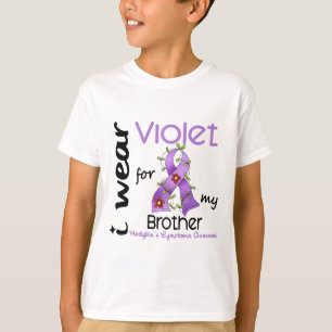 Camiseta Linfoma de Hodgkins llevo la violeta para mi