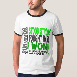 Camiseta Linfoma del superviviente 4 Non-Hodgkin