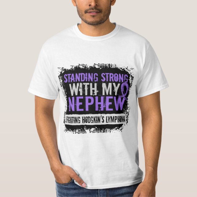 Camiseta Linfoma fuerte derecho de Hodgkins del sobrino (Anverso)