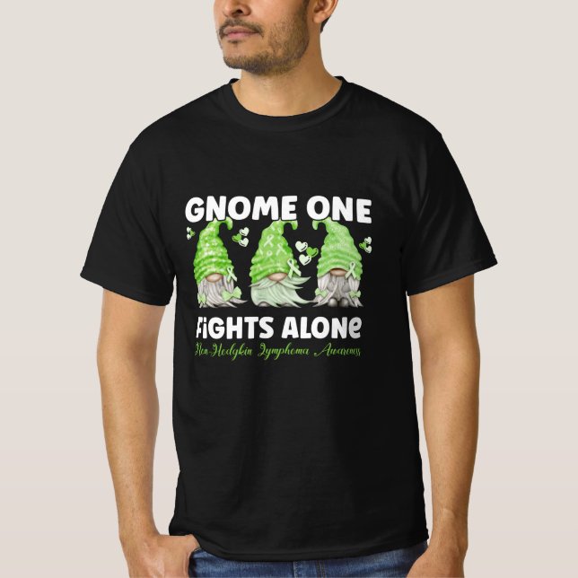 Camiseta Linfoma no Hodgkin Cáncer Cinta Clínica Gnoma (Anverso)