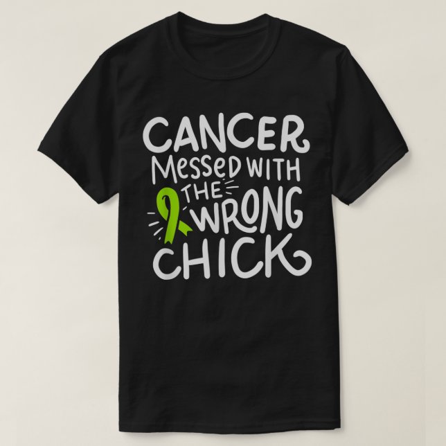 Camiseta Linfoma no Hodgkin Sobreviviente de Cáncer Chemo G (Diseño del anverso)