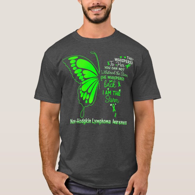 Camiseta Linfoma no Hodgkin Soy la tormenta (Anverso)