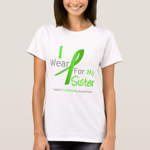 Camiseta Linfoma Que Llevo Lime Verde Para Mi Hermana
