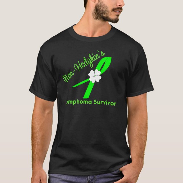 Camiseta Linfoma - superviviente de Non-Hodgkins (Anverso)