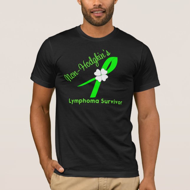 Camiseta Linfoma - superviviente de Non-Hodgkins (Anverso)