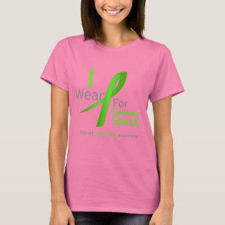 Camiseta Linfoma Yo Uso Un Verde Lime Para Alguien Especial