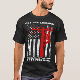 Camiseta Lingeman retirado me quedo en casa con trabajo de 