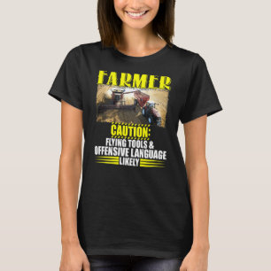 Camiseta Lingüismo ofensivo con herramientas de volante de 