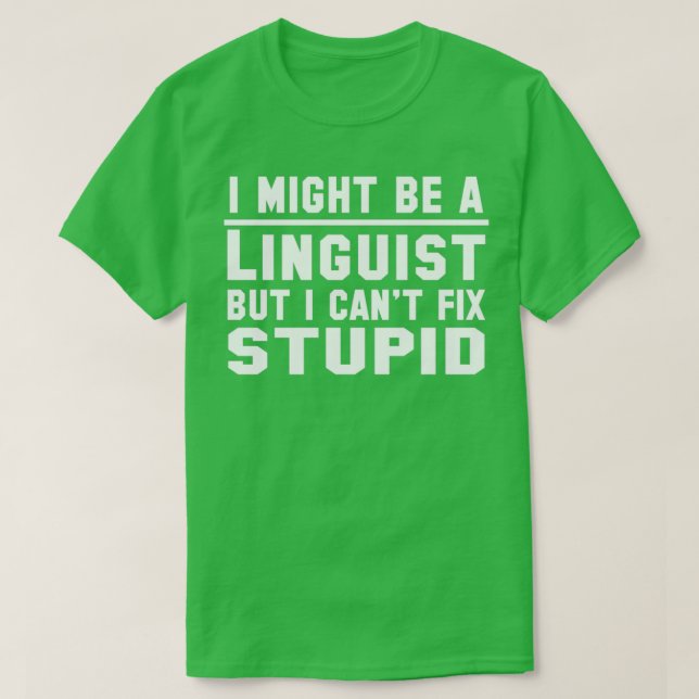 Camiseta Linguist (Diseño del anverso)
