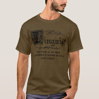 Camiseta Lingüista maestro medieval