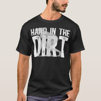 Camiseta Liniero Defensivo de Fútbol Mano en la Tierra