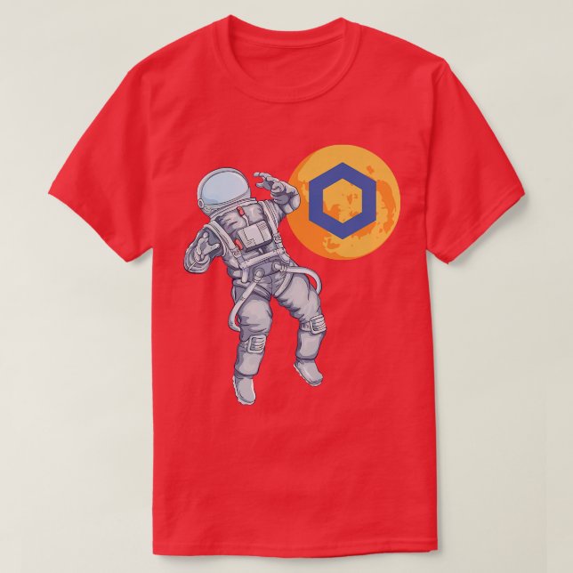 Camiseta LINK Crypto Blockchain Chainlink Cryptocurrency As (Diseño del anverso)