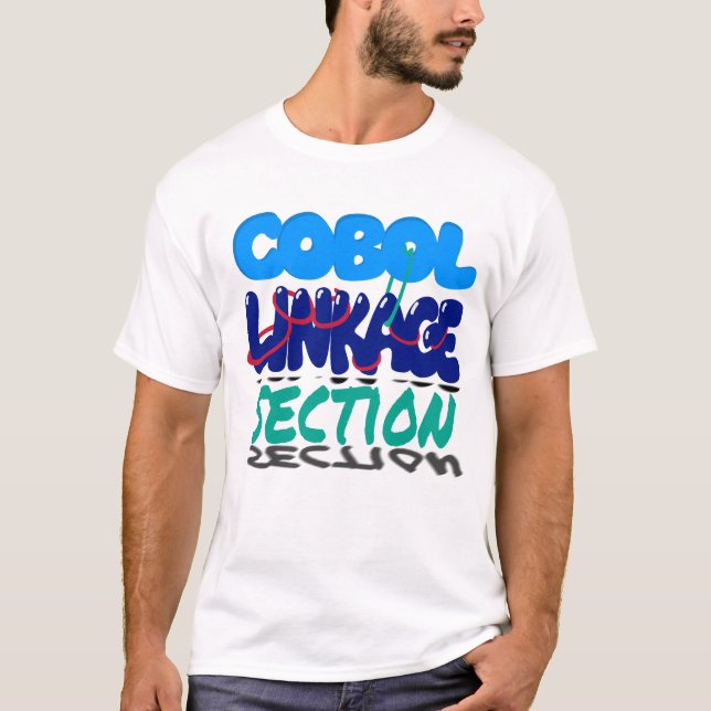 Camiseta Linkage Section in Cobol Programming (Anverso)