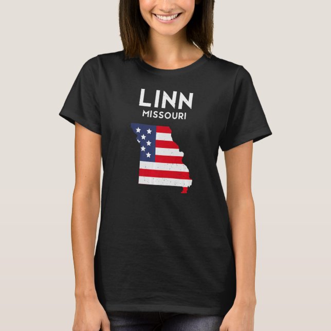 Camiseta Linn Missouri Estados Unidos Estados Unidos Viajar (Anverso)