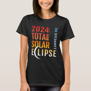 Camiseta Linneus Maine ME Eclipse solar total 2024 5