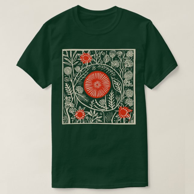 Camiseta Lino Cut Bird 4 (Diseño del anverso)
