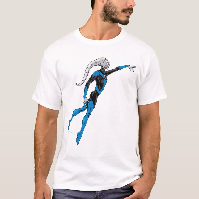 Camiseta Linterna azul 10 (Anverso)